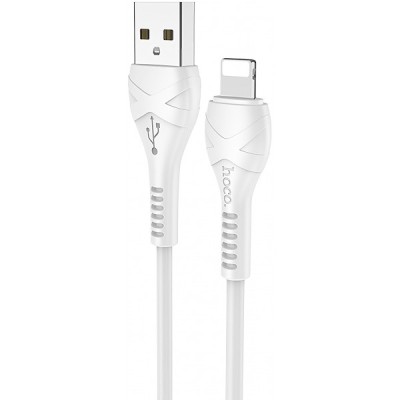 Cablu Date si Incarcare USB-A - Lightning HOCO X37, 18W, 1m, Alb foto
