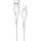 Cablu Date si Incarcare USB-A - Lightning HOCO X37, 18W, 1m, Alb