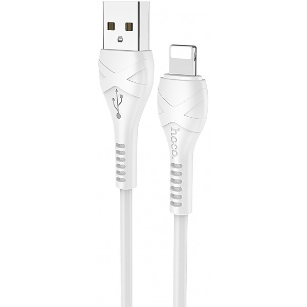 Cablu Date si Incarcare USB-A - Lightning HOCO X37, 18W, 1m, Alb