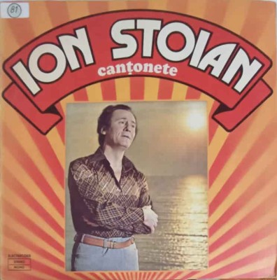 Disc vinil, LP. CANTONETE-ION STOIAN-265364 foto