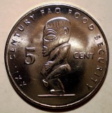 B.923 COOK ISLANDS FAO 5 CENTS 2000 AUNC