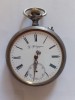 Ceas de buzunar Longines vintage, gravură imperială rusească, original