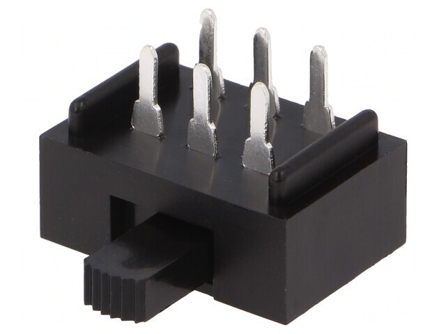 Comutator Glisant DPDT ON-ON 2A/250VAC 4A/28VDC THT