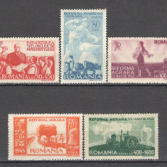 Romania.1946 Reforma agrara ZR.117