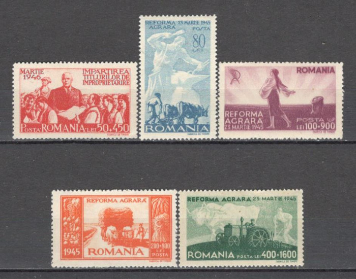 Romania.1946 Reforma agrara ZR.117