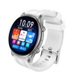 Ceas Inteligent HOCO Y38 AMOLED 1.43 inch, Bluetooth 5.3, Apeluri, IP67, Monitorizare Sanatate, Argintiu
