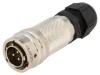 Mufă Circulară 3-Pin Aurită 13A PT06A1203PPG023