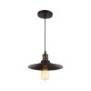 Pendul Edison Bronz+Negru 1xE27 60W, Erste