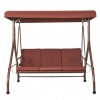 Leagan Gradina 3 Locuri Rabatabil VivaTechnix Maro, Otel, Oxford, 185x117x177cm, 340kg, Perne Detasabile