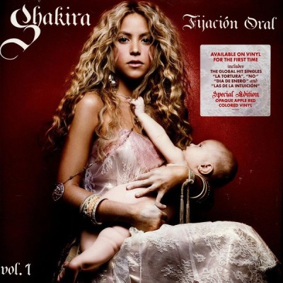 Shakira Fijacion Oral Vol. 1 Opaque Apple Red LP (vinyl) foto