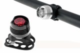 Stop Bicicleta LED, 2 Functii, Aluminiu, Rezistent Apa, Negru, Baterii Incluse