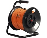 Derulator 4 prize Schuko 230V, 16A, 25m, 3x1.5mm, IP20, Altii