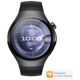 Smartwatch Huawei Watch 5, 46mm, Black Fluoroelastomer Strap
