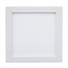 Aplica LED patrata incorporabila, 18 W, temperatura culoare alb neutru