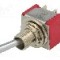 Intrerupator basculant, 2 pozitii, mod comutare ON-ON, DPDT, C&amp;K - 7201SYZQE