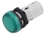 Lumină de control verde 22mm Platinum - 230VAC, IP67, IP66