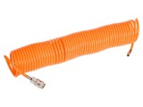 Furtun pneumatic flexibil spiralat 15m cu cuplă rapidă - NEO TOOLS