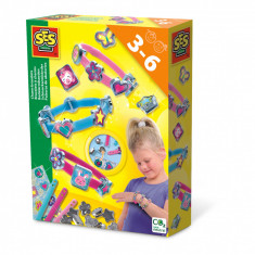Kit creativ pentru copii cu accesorii incluse - Decorare bratari cu pandantive