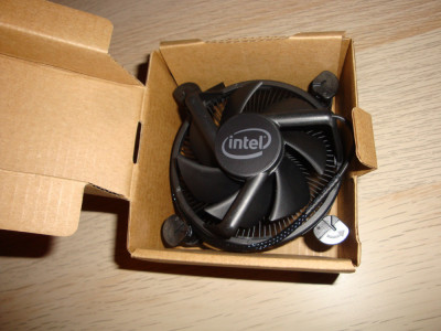 cooler intel original miez cupru socket 1156 1155 1150 1151 1200 foto