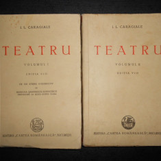 ION LUCA CARAGIALE - TEATRU 2 volume (1946, editia a VIII-a)