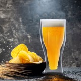 Pahar cu pereti dubli - 350 ml - pentru bere, frappe si racoritoare Best CarHome, Vog Und Arths