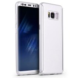 Cumpara ieftin Husa 360 FullBody Argintie MyStyle Samsung Galaxy S9, Plastic, Rezistenta Socuri, Praf, Zgarieturi, Protectie Completa