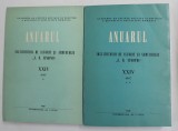 ANUARUL INSTITUTULUI DE ISTORIE &#039; A.D. XENOPOL &#039; , TOMUL XXIV , 2 VOLUME , 1987