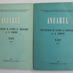 ANUARUL INSTITUTULUI DE ISTORIE ' A.D. XENOPOL ' , TOMUL XXIV , 2 VOLUME , 1987