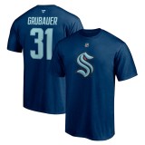 Seattle Kraken tricou de bărbați Philipp Grubauer #31 Authentic Stack Name &amp;amp; Number - XXXL, Fanatics Branded