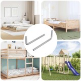 vidaXL Cheie Hexagonală 2 pcs Argintiu 32 x 86 mm Oțel 864862