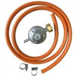 Regulator Presiune Pentru Butelii Gaz + Furtun 1.5M + 2 Coliere Kit