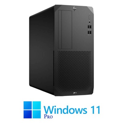 Workstation HP Z2 G5 Tower, Octa Core i7-10700, 64GB DDR4, 1TB SSD, Win 11 Pro foto