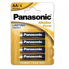 Baterie Panasonic Alkaline Power AA R6 1,5V alcalina LR06APB/4BP set 4 buc.