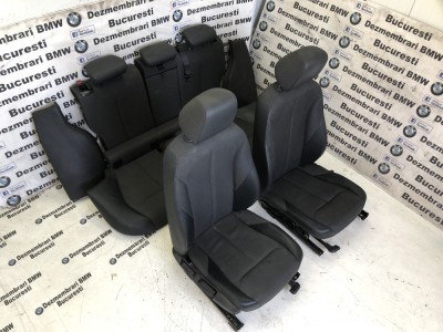 Scaune semi-piele cu incalzire si bancheta BMW F31 foto