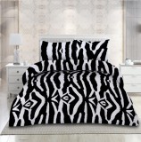Lenjerie de pat microfibra KS, Zebra