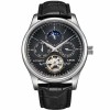 Ceas mecanic automatic, Lige, Elegant, Clasic,Curea din piele