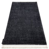 Covor Berber 9000 gri Franjuri shaggy, 160x220 cm