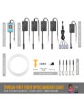 Kit Lumini Ambientale Wireless 9 in 1 pentru bord, portiere si picioare RGB cu Aplicatie AMB-02, Xenon Bright