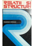 Francesco Speranza - Relații și structuri (editia 1975)