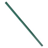Stalp de gard, Soft, otel, verde, dreptunghiular, H 1000 mm, 60 x 40 mm