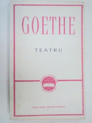 TEATRU GOETHE 1964 foto