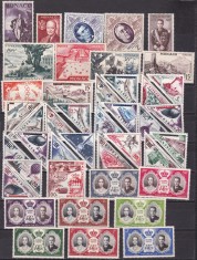 Monaco 1956 an complet MI 527-568 MNH foto
