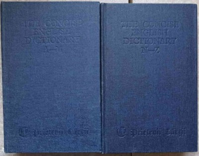 THE CONCISE ENGLISH DICTIONARY VOL.1-2 A-Z-H.W. FOWLER, F.G. FOWLER foto