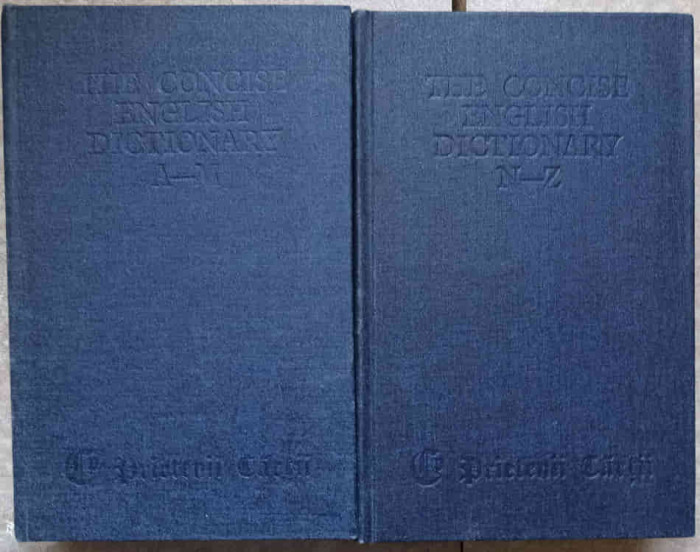 THE CONCISE ENGLISH DICTIONARY VOL.1-2 A-Z-H.W. FOWLER, F.G. FOWLER