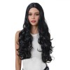 Peruca Deghizare, Negru, Lung, Ondulat, Temperatura Maxima 120░C, Oem