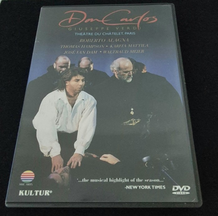 Roberto Alagna DVD Video Don Carlos Giuseppe Verdi