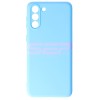 Husa Silicon Samsung Galaxy S21 Plus Albastru Light Blue - Protectie Premium