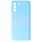 Husa Silicon Samsung Galaxy S21 Plus Albastru Light Blue - Protectie Premium
