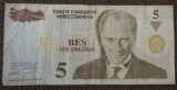 5 lire noi 2005, Turcia
