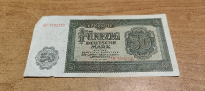 Bancnota 50 Deutsche Mark 1948 AB3592330 #A5522HAN foto